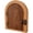 Brown, variant on Wooden Door Light Switch Cover, Light Switch Guards, Wooden Door Shaped Light Switch and Outlet Cover for Home Decoration