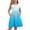 #04Light Blue, variant on ZKIRBJV Girls Sundress Size 10-12 Beach Gradient Short Sleeve Dresses Summer Girl Crew Neck Princess A-Line Dress Birthday Sun Dresses Red 2-3 Years