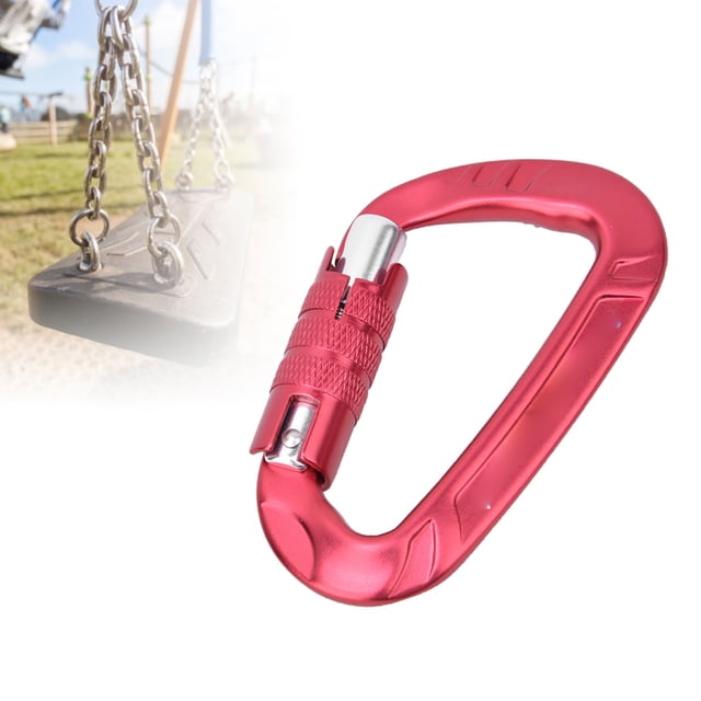D Hebilla de Anillo, D Accesorio de Seguridad de Carabinón D D Carabinador D, Aluminio 1 PCS 7075 Aeropacial Para Hombres Catabiner Clip Al Aire Libre