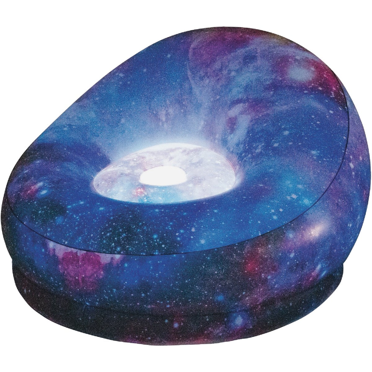 AirCandy Illuminated Color Changing LED Inflatable Galaxy Chair with