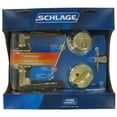 thumbnail image 2 of Schlage Fb50nvacc505605 Bright Brass Accent Keyed Lever Front Entry Set, 2 of 2