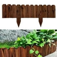 thumbnail image 7 of sunsanly Wood Fence Bendable Garden Edging Border Decorative Corrosion-resistant Flower Bed Fence Easy Install Multifunctional Outdoor Decor Barrier for Yard Patio Path, 7 of 7