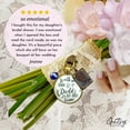 thumbnail image 4 of Wedding Bouquet Charm Walk Me Down Aisle Daddy Rustic Memory White Blue Photo Frame, 4 of 9