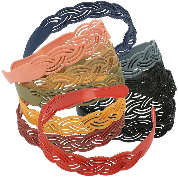 Raindrops 12pcs Hairbands for Women Simple Headbands for Face Washing and Hair Care