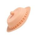thumbnail image 1 of Matsuzay Tapón para el cabello del fregadero Silicona 2 en 1 Lavabo Bañera Colador Baño Cocina Piso Alcantarillado Cubierta de drenaje, Rosa Type3 NO3, 1 of 6