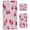 Watercolor Sparkling Cherries, variant on 3 Piece Bath Towels Set Bath Towel, Hand Towel and Face Towel for Bathroom, Gym, Hotel Scattered Birds and Flowers