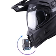 Motorcycle Helmet Chin Mount Compatible with Sports Cameras He-ro 11/10 and Most Action Cameras Stable POV Shooting Bracket