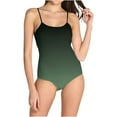 thumbnail image 2 of Swuxness Women's Print Backless Spaghetti Strap Tankini One Piece Swimsuits Modest Swimwear, 2 of 4