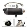 thumbnail image 3 of Front Tail Pipe Slip On Exhaust Muffler Black For Honda Adv160 Adv 160 2022-2024, 3 of 10