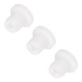 thumbnail image 1 of Uxcell 3 Pcs Bouchons en Silicone en Forme de T 7.3mm 5/16 Pouces Dia Joint de Bouchon Rond Blanc, 1 of 7