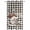Black White, variant on Outdoor Curtains for Patio Waterproof, Coffee Gnomes Windproof Pravicy Outside Porch Blackout Curtain, Brown Buffalo Plaid Check Farmhouse Sun Blocking Grommets Curtains for Cabana Gazebo 54"x84"
