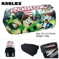 thumbnail image 2 of ROBLOX Virtual World-estuche de lona de doble capa con cremallera, estuche de lápices de gran capacidad, BILLETERA, suministros para estudiantes, regalos para niños, 2 of 4