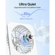thumbnail image 2 of Ventilador de escritorio TriPole, pequeño ventilador portátil, ventilador de batería recargable de 2000 mAh, mini ventilador de viaje ultra silencioso de 4,5 pulgadas con inclinación de 180°, plegable, 2 of 5
