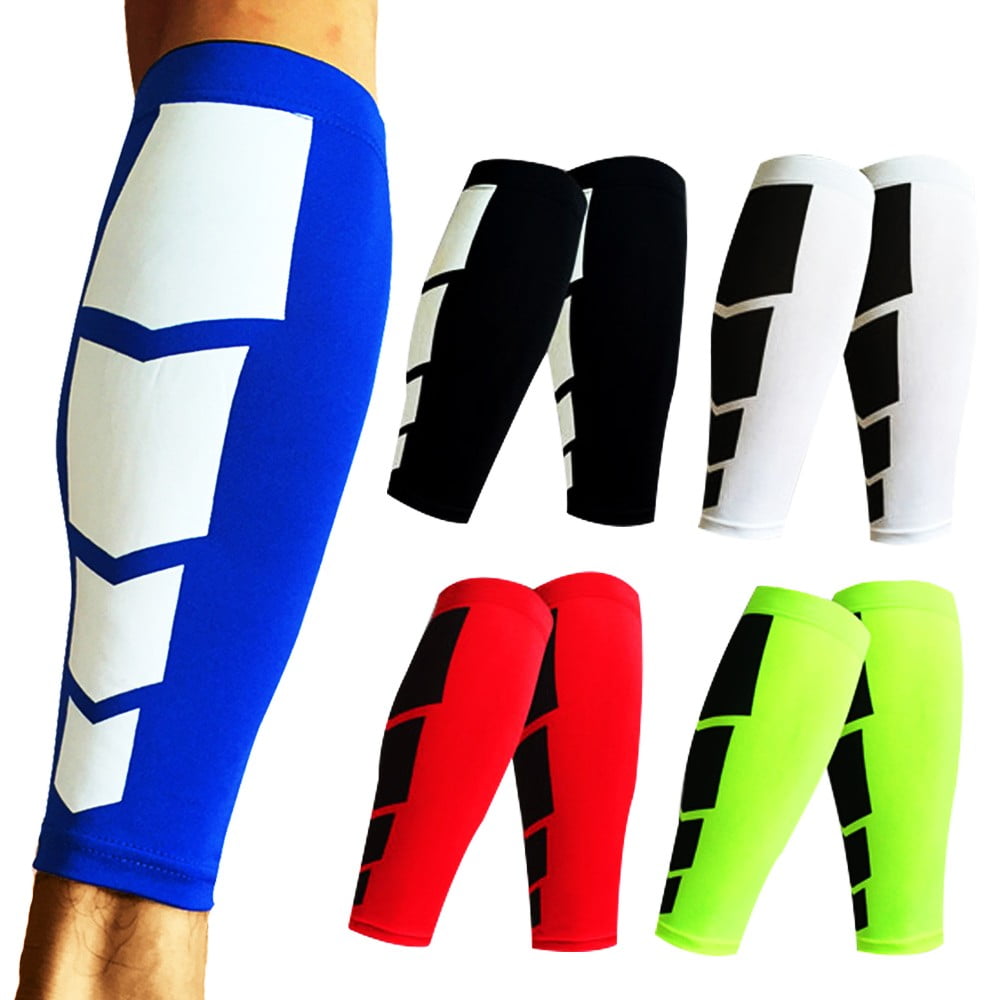 TIFENNY Calf Compression Sleeve Leg Performance Support Shin Splint Sport Running Leggings Calf Sleeve Socks Sets 