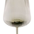 thumbnail image 4 of Better Homes & Gardens Ribbed 17 oz Wine Glasses, Gray Smoke, Set of 2, 4 of 5