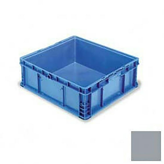 Lewis Bins B649707 ORBIS Stakpak Modular Straight Wall Container - 24 x 22.5 x 8.687 in. - Gray - Polyethylene