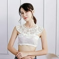 thumbnail image 2 of Camicover Detachable Dickey Collar Fake Collar Embroidery Neck Ruff Mini Cape Choker Blouse Collar for Women Girl, 2 of 9
