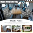 thumbnail image 3 of FOR U DESIGNS Polynesian Tribel Pattern RV Dinette Cushion Covers Wear-Resistan Camper Cushion Slipcover Comfortable Loveseat Sofa Chair Cover 1 Backrest Covers and 1 Bench Covers, 3 of 7