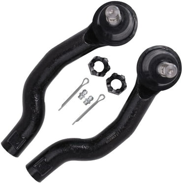 Detroit Axle - 2 Front Outer Tie Rods for 05-19 Nissan Frontier 2005-2012 Pathfinder 2005-2015 Xterra Outer Tie Rod Ends 2006 2007 2008 2009 2010 2011 Replacement