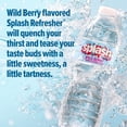 thumbnail image 4 of Splash Refresher Wild Berry Flavored Water, 16.9 Fl Oz, 24 Pack, 4 of 6