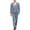Slate Gray, variant on Men's classic slim-fit three-piece suit, suitable for business, weddings and banquets.