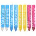 thumbnail image 2 of Miangastore 8pcs Tire Marking Paint Crayon Universal Waterproof Tire Crayon Marker Portable Tire Crayon for Motorcycle Electric Vehicle Mark Tire Damage Assorted Color, 2 of 8