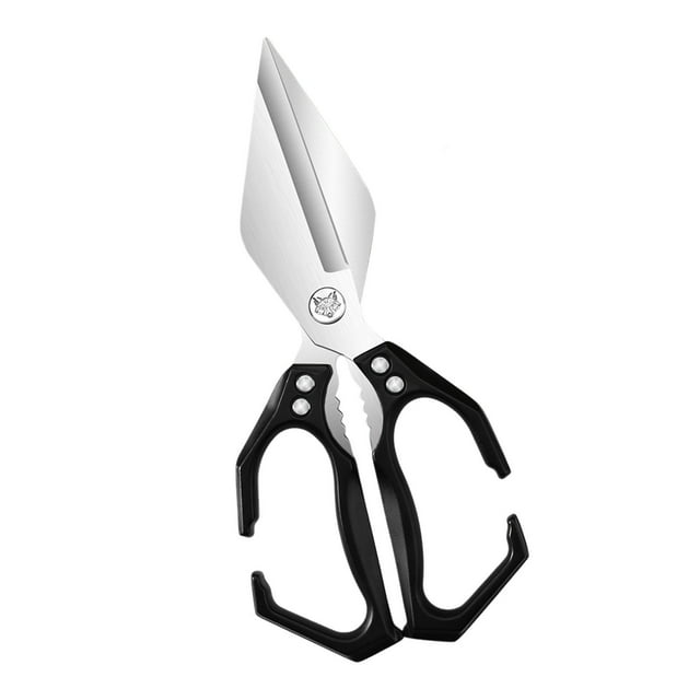 Seattleget Multifunctional Kitchen Shears Interactk Kitchen Scissors for Japanese Cooking Shearss for Chicken and Turkey Kitchen Knife Setchef Knife Paring Knife Utility Knife Stainless Steel Knife C