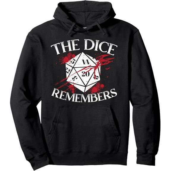 RPG Gaming D20 Tabletop Games Funny RPG Gamer Pullover Hoodie