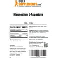thumbnail image 4 of BulkSupplements Magnesium L-Aspartate Powder- 750mg per Serving - 500 Grams (1.1 lbs) - 667 Servings, 4 of 6