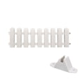 thumbnail image 2 of Plastic Garden Fence Border Edging Picket Fence With Stakes Lawn Flower Bed Divider Outdoor Garden Decor Easy Install Durable Reusable, Plant Protection Space Divider, for Garden Yard Lawn Use, 2 of 5