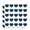 Opaque, variant on Game of Thrones Night Watch Crow Heart Shaped Planner Calendar Scrapbook Craft Stickers