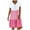 Red, variant on Aboser Summer Dresses for Women Fashion Striped Print Tshirt Dress Casual Short Sleeve Beach Dresses Vacation Sundress Plus Size Tiered T-Shirt Dresses