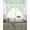Auqamarin LightYellow, variant on Aqua Blue Green Swag Valances for Windows, Small Curtains Drapes, Checkered Plaid Gingham Lattice Trellis Kitchen Window Curtains Over Sink Window Treatment Valance for Bedroom/Bathroom 56"x36"