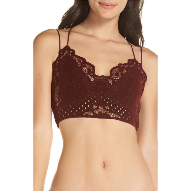 Bralette Free People Madonna para mujer Rojo Mediano