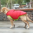 thumbnail image 3 of Frogued Pet Dog Puppy Winter Soft Warm Paw Print Clothes Jacket Costume Apparel Coat (Red,S), 3 of 13