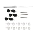 thumbnail image 2 of GROWTH TANK Universal RV Window Shade Restringing Set Sturdy Accessory Hardware and Rope Black Rope, 2 of 9