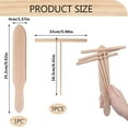 thumbnail image 2 of Spatula Set Wooden T Sticks for Spreading Pancake Batter, Set of 8 Utensils for Uniform Crepe Maker Kitchen Tool, 2 of 7