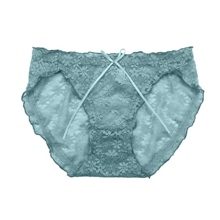 

MPWEGNP Womens Underwear Lace Bikini Panties Silky Comfy Lace Brief Panties Womens Underwear Cotton Bikini Seamless Lace Womens Panties Boxers
