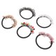 thumbnail image 3 of 5 gomas para el pelo para mujer: gomas para el pelo con cuentas de cristal de colores, pulseras elásticas, coleteros bohemios, gomas para el pelo brillantes y elegantes para niñas., 3 of 6