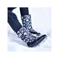 thumbnail image 4 of SIMANLAN Winter Snow Boots for Men Women Waterproof Warm Shoes Plush Lined Hiking Boots Men's Blue Camouflage 8.5, 4 of 4