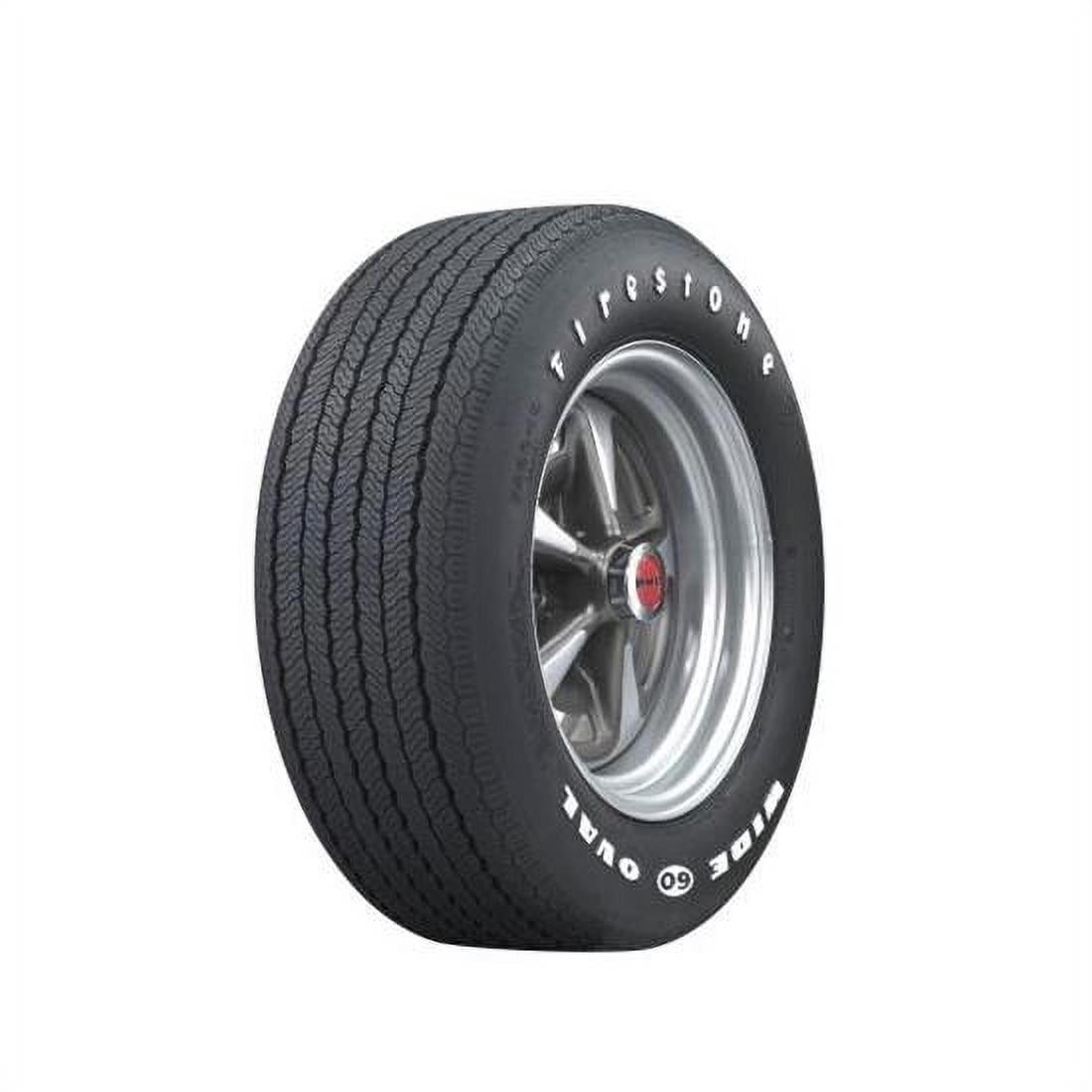 Firestone 62510 Wide Oval Tire, Raised White Letter, FR60-15 - Walmart.com