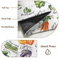 thumbnail image 6 of 2'x6' Rug Runners for Hallways Kitchen, Vegetables Non Slip Entryway Beside Floor Carpet Runner, Watercolor Farmhouse Fruits Washable Laundry Room Bedroom Throw Rugs Mat for Family Pet, 6 of 8