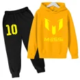thumbnail image 3 of Conjunto de sudadera con capucha y pantalones largos de moda infantil con la superestrella argentina de fútbol número 10, ropa para niños, primavera y otoño, ropa deportiva Messi, 3 of 5