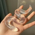 thumbnail image 1 of Juguete antiestrés de serpiente transparente y brillante | Simulación realista | Juguete antiestrés suave, con amasado y estiramiento | Alivio de la ansiedad para niños y adultos | Adorno decor, 1 of 5