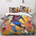 thumbnail image 2 of Dsjackson Lionel Messi Premium Duvet Cover Set With Hidden Zipper Closure - Exquisite 3d Print Microfiber Sports Bedding, Complete 3-piece Set With Pi, 2 of 5