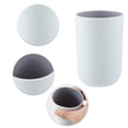 thumbnail image 4 of Unique Bargains 2Pcs Bathroom Cups Tumblers for Bathroom Bathroom Toothbrush Cup Gray and Pink 4.33''x2.76'' 350ml, 4 of 6