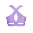 thumbnail image 3 of iiniim Girls Workout Athletic Sports Bras Criss Cross Yoga Ballet Dance Gymnastics Crop Top Bralette Size 4-16 Lavender 14, 3 of 7