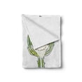 thumbnail image 2 of Artichoke Soft Flannel Fleece Blanket, Vegetables from Various Angles Agriculture Diet Food Watercolor Set, Cozy Plush for Indoor and Outdoor Use, 50" x 60", Magenta and Fern Green, by Ambesonne, 2 of 6