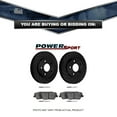 thumbnail image 2 of PowerSport Front Brakes and Rotors Kit |Front Brake Pads| Brake Rotors and Pads| Ceramic Brake Pads and Rotors |fits 1977-1983 Audi 4000, Coupe, Fox; Volkswagen Dasher, 2 of 7