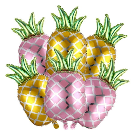 HOMEMAXS 6 Pcs Balloons Pineapple Foil Party Decoration Supplies Essentials Banquet